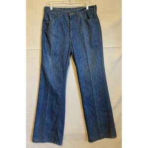 Mens Lee Jeans Separate-Lees 70's Flare Jeans 30/31" x 32" USA Talon Zipper Vtg